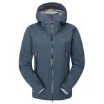 Rab  Kangri Paclite Plus Jacket Wmns Dame, Orb Orion Blue, 8