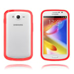 Samsung Duo (Punainen) Galaxy Trend Bumper Suojakehys Punainen