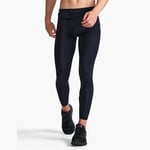 2XU Running AERO Compression Tights Mens - Black/SRF Reflective MEDIUM MA7044b