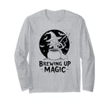 Brewing Up Magic Witch Halloween Long Sleeve T-Shirt