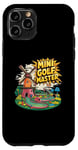 Coque pour iPhone 11 Pro Mini Golf Minigolf Minigolfer Golfeur pour Mini golfeur