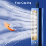 10.6in Tower Fan For Bedroom Fan Oscillating Personal Standing USB Quiet Floor