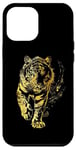 iPhone 13 Pro Max Gold Tiger Powerful Zen Pose Aura Golden Tiger Case