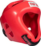 TOP TEN Competition Fight Casque Adulte Unisexe, Rouge, S 50-55 cm