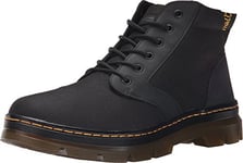 Dr. Martens Mixte 6 Eye Boot Rangers, Black Extra Tough Nylon Black Rubbery, 41 EU