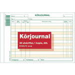 Körjournal A5 Liggande med kopia, 2x50 blad, 5st 5st