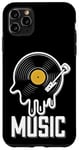 Coque pour iPhone 11 Pro Max Musique Disque Vinyle Tenue Rétro Pour Musiciens Et Concerts