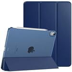 TiMOVO for iPad Air 11 Inch Case M2 2024, iPad Air 5th Generation 2022/iPad Air 4th Gen 2020 10.9 Inch, Slim Hard Translucent Back Shell Cover Fit iPad Air Case, Support Auto Wake/Sleep - Navy Blue