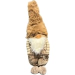 Tomte Brun Randig 63 cm Brun