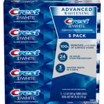 Crest 3d White Advanced Toothpaste 147 g (5 pack) UK SELLER