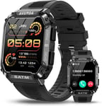 Montre Connectée Homme Android Iphone,1.98"" Montre Intelligente Homme Montre Sport Avec 120+ Modes Sportifs/Podometre/Calories Brûlées/Cardiofrequencemetre,Étanche Ip68 Smart Watch T3 Utra