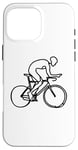 Coque pour iPhone 16 Pro Max Cyclisme Graphic Racing Bicycle