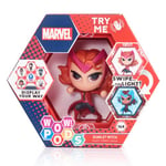 WOW! PODS Avengers Collection - Scarlet Witch | Superhero Light-Up Bobble-Head Figure | Official Marvel Collectable Toys & Gifts