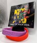 Kick Ass Rubber Bangles Pack Of Two Red & Purple New By Mezco Toys New York