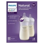 Philips Avent 2x 330ml Natural Response Baby Bottle  SCY906/02