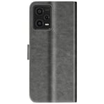 Grey Flip Case Card Holder Redmi Note 12 Pro 5G & 12 Pro Plus 5G