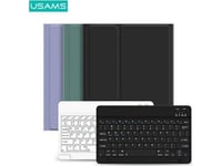 Usams Winro Case With Keyboard Ipad Pro 11" Purple Case-White Keyboard/Purple Cover-White Keyboard Ip011yrxx03 (Us-Bh645)