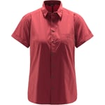 Haglöfs Idun Lite SS Shirt Women Brick Red, XS