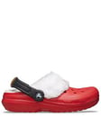 Crocs Kids Classic Lined Santa Clog - Red, Red, Size 1 Older