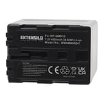 EXTENSILO Batterie compatible avec Sony A-100, ALPHA 100, CCD-TRV108, CCD-TRV118 appareil photo, reflex numérique (4800mAh, 7,2V, Li-ion)