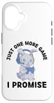 Coque pour iPhone 16 Cute Rabbit, encore un jeu, je le promets à Rabbit Lover