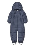 Sylvie Baby Down Snow Suit Outerwear Coveralls Snow-ski Coveralls & Sets Navy Liewood