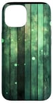 Coque pour iPhone 15 Vert Vintage Rayé IT Dead Lights Pattern --ar 9:16