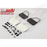FR- KillerBody Body Parts - 1/10 Crawler - Scale - Mov. Door Set ABS & Lexan for