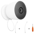 UIQELYS Anti-theft Security Chain Compatible with Google Nest Cam (Battery), Arlo Ultra-4K UHD, Arlo Pro 3, Arlo Pro 4, Arlo Ultra 2, Anti-Drop Chain Theftproof & Prevent Falling 20CM (2 Packs)