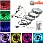 Led Strip Light Usb Powered Rgb Multi Color Tv Backlight Lighting Remote Control