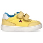 Baskets enfant Tommy Hilfiger  BASKET  DOUBLE VELCRO JAUNE