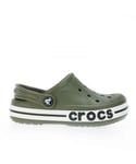 Crocs Boys Boy's Junior Bayaband Clogs in Green - Size UK 13 Kids