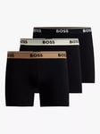 BOSS Logo Waistband Boxer Briefs, Pack of 3, Open Miscellaneous