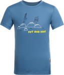 Jack Wolfskin Jack Wolfskin Kids' Out And About Tee Elemental Blue 152, Elemental Blue