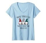 Womens Most Likely To Kiss Under The Mistletoe V-Neck T-Shirt