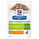 Hill's Prescription Diet Metabolic Weight Management Chicken - Ekonomipack: 48 x 85 g