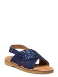 Sandals - Flat - Open Toe - Op Blue ANGULUS