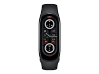 Xiaomi Smart Band 7 - Aktivitetssporer Med Bånd - Tpu - Svart - Håndleddstørrelse: 160-224 Mm - Display 1.62" - Nfc, Bluetooth - 13.8 G