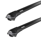 Barres de toit Thule WingBar Edge Black Volkswagen Touareg 5-dr Suv avec barres de toit (hagus) 05-09