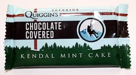 Kendal Mint Cake  Quiggins Kendal Mintcake 3 x 35g  Chocolate Covered Mintcake