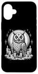 iPhone 16 Plus Sacred Satanic Owl with Candles | Dark Ritual Owl Witchcraft Case