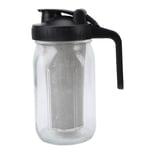 Cold Brew Coffee Maker Stainless Steel Filter Leakproof Lid Iced Coffee Maker