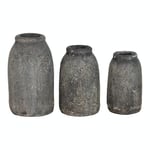 House Nordic Vas Velas Set om 3 Terrakotta Decoration Vases 9001530