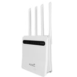 4G WiFi -reititin 600 Mbps Vakio SIM-korttipaikka 4 antennia Tuki 20 laitetta Mobiili WiFi Hotspot Euroopalle 100?240V EU-pistoke