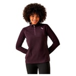 Regatta Womens Montes Half Zip Lightweight Microfleece Pullover Sweatshirt Top, Hardwearing & Comfortable - Perfect for Running, Hiking, & Walking Outdoors Blue