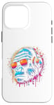 Coque pour iPhone 16 Pro Max Monkey DJ Disco Music Lover Gorilla Chimpanzee Casque audio