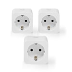 Nedis Smartlife Smart Plug Wifi 3-pack