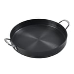 (40cm / 15.75in)Korean Grill Pan Non Stick Coating Round BBQ Griddle Frying P GB