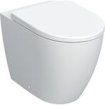 Geberit iCon toalett, back-to-wall, utan spolkant, matt vit