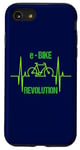 iPhone SE (2020) / 7 / 8 eBike Revolution Bicycle Electric Heartbeat Funny EKG Pulse Case